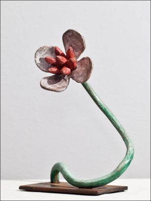 Flores de bronce. Flor crasa 3.