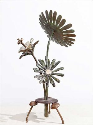 Esculturas de flores - Ramo de tres flores 2